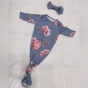 NWOT Baby Girl Going Hime Outfit with Head Band Bow